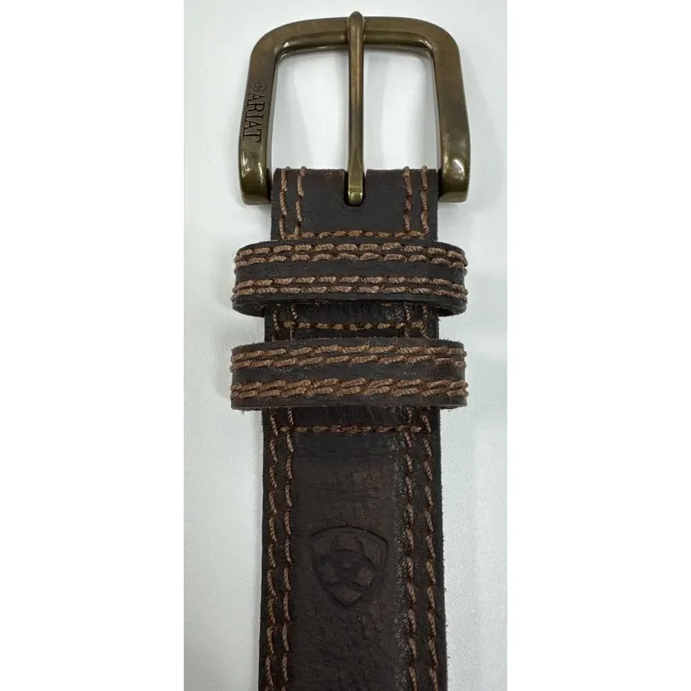 Ariat Men's Classic Double Keeper Leather Belt, Size 32